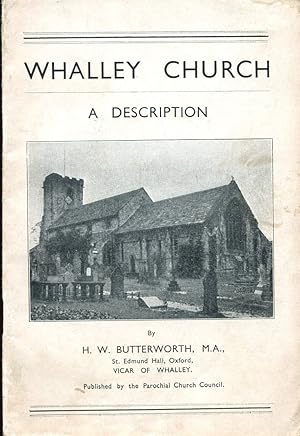 Imagen del vendedor de Whalley Church : A Description a la venta por Godley Books