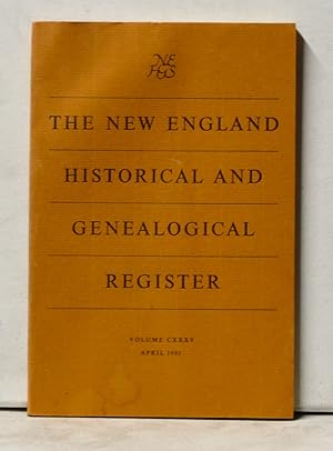 Bild des Verkufers fr The New England Historical and Genealogical Register, Volume 135 (April 1981) zum Verkauf von Cat's Cradle Books