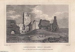 Seller image for Abbey of Lindisfarne, Holy Island. An original item from the Scots Magazine, 1813. for sale by Cosmo Books