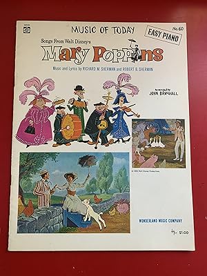 Songs from Walt Disney's Mary Poppins: Music of Today No. 60: Easy Piano