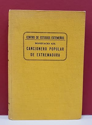 Bild des Verkufers fr Cancionero Popular de Extremadura: Contribucion al Folklore de la Region zum Verkauf von Moe's Books