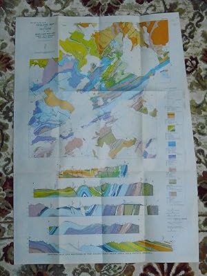 GEOLOGIC MAP AND SECTION OF THE BOARD CABIN WASH AREIA, EIAMOND BUTTE QUADRANGEL, GILA COUNT, ARI...