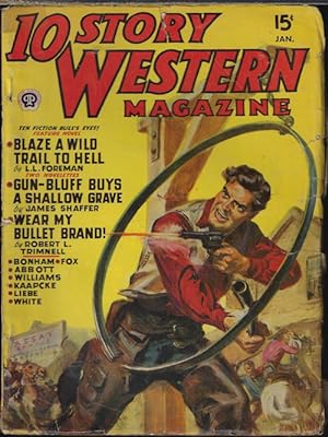 Image du vendeur pour 10 STORY WESTERN Magazine: January, Jan. 1950 mis en vente par Books from the Crypt