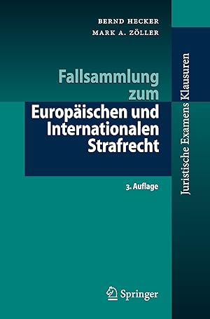 Seller image for Fallsammlung zum Europaeischen und Internationalen Strafrecht for sale by moluna