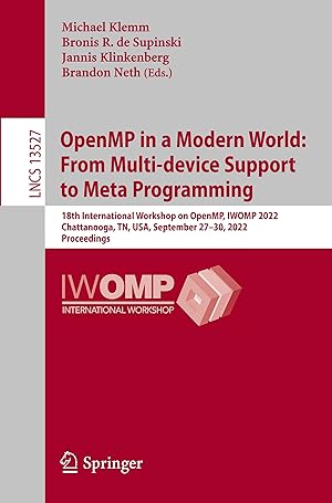 Seller image for OpenMP in a Modern World: From Multi-device Support to Meta Programming for sale by moluna