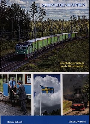 Bild des Verkufers fr Schwedenhappen. Eisenbahnstreifzge durch Sdschweden. zum Verkauf von Versandantiquariat  Rainer Wlfel