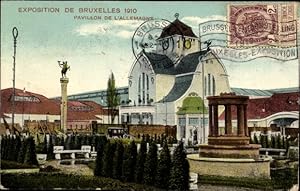 Seller image for Ansichtskarte / Postkarte Bruxelles Brssel, Weltausstellung 1910, Pavillon de l'Allemagne for sale by akpool GmbH