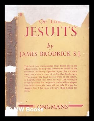 Seller image for The origin of the Jesuits / by James Brodrick, S. J. for sale by MW Books