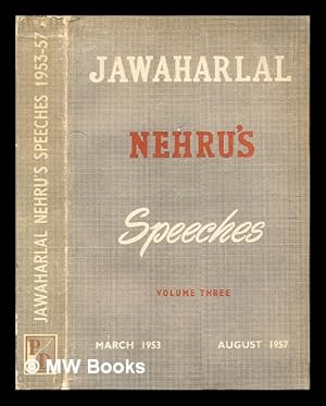 Seller image for Jawaharlal Nehru's speeches for sale by MW Books