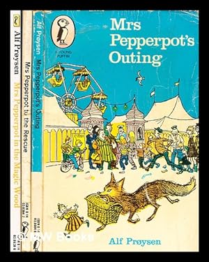 Imagen del vendedor de Mrs Pepperpot's outing, and other stories, by Alf Proysen ; translated by Marianne Helweg ; illustrated by Bjrn Berg / Mrs Pepperpot's first omnibus / [by] Alf Proysen ; [illustrated by Bjrn Berg ; translated by Marianne Helweg] / Mrs Pepperpot in the magic wood, and other stories / translated [from the Norwegian] by Marianne Helweg illustrated by Bjrn Berg [3 Volumes] a la venta por MW Books