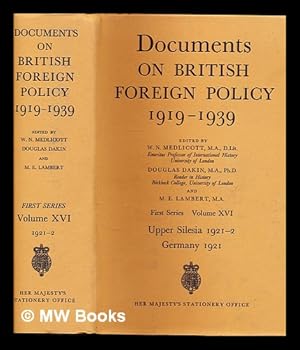 Seller image for Documents on British Foreign Policy 1919-1939: first series: volume XVI for sale by MW Books