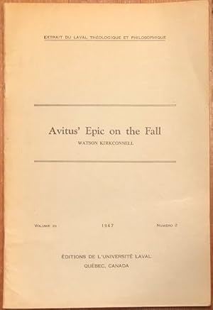 Avitus' Epic on the Fall.