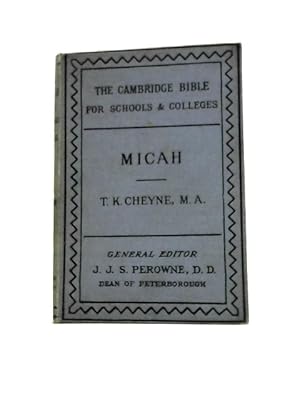 Image du vendeur pour Micah mis en vente par World of Rare Books