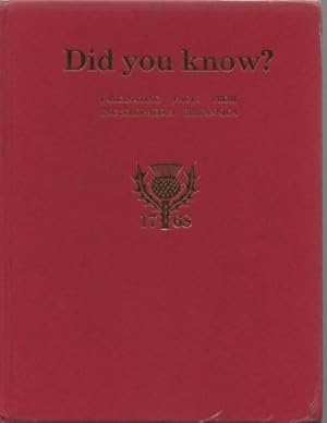 Bild des Verkufers fr Did you know?: Fascinating facts from Encyclopaedia Britannica zum Verkauf von WeBuyBooks