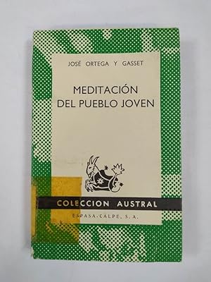 Imagen del vendedor de MEDITACIÓN DEL PUEBLO JOVEN. COLECCIÓN AUSTRAL Nº 1354. a la venta por TraperíaDeKlaus