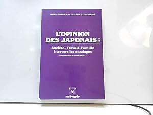 Seller image for L'opinion des Japonais - comparaison internationale for sale by JLG_livres anciens et modernes