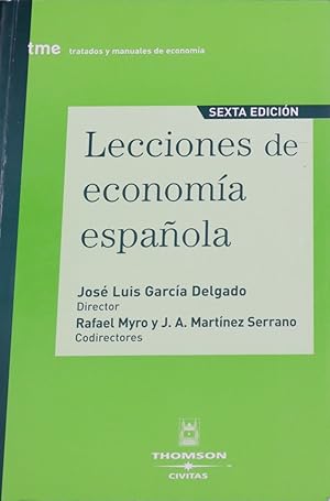 Imagen del vendedor de Lecciones de economa espaola a la venta por Librera Alonso Quijano