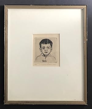 Georg (Jori). A Small Drypoint Portrait, Signed, Dated & Numbered 7/15
