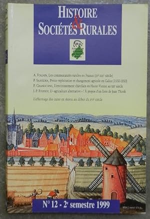 Bild des Verkufers fr Histoire & Socits rurales. - N 12, 2e semestre 1999. zum Verkauf von Librairie les mains dans les poches