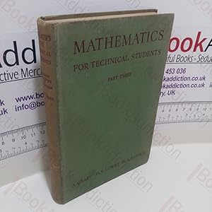 Image du vendeur pour Mathematics for Technical Students, Part Three mis en vente par BookAddiction (ibooknet member)