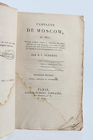 Campagne de Moscow en 1812