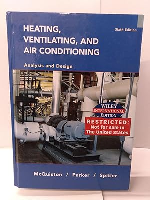 Heating, Ventilating and Air Conditioning: Analysis and Design