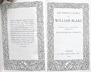 Bild des Verkufers fr The Poetical Works of William Blake zum Verkauf von Ken Jackson
