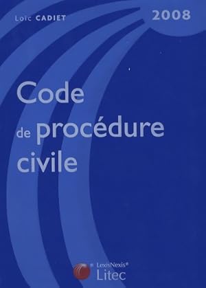Immagine del venditore per Code de proc?dure civile - Cadiet Loic venduto da Book Hmisphres