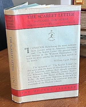 Imagen del vendedor de The Scarlet Letter **EXTREMELY RARE FIRST MODERN LIBRARY EDITION LEATHERETTE WITH DUST JACKET** a la venta por The Modern Library