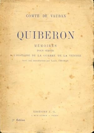 Seller image for Quiberon - Comte De Vauban for sale by Book Hmisphres