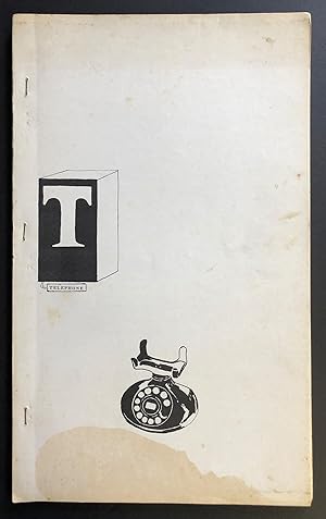 Immagine del venditore per Telephone 1 (1969) - inscribed to Lewis and Phoebe MacAdams by editor Maureen Owen venduto da Philip Smith, Bookseller