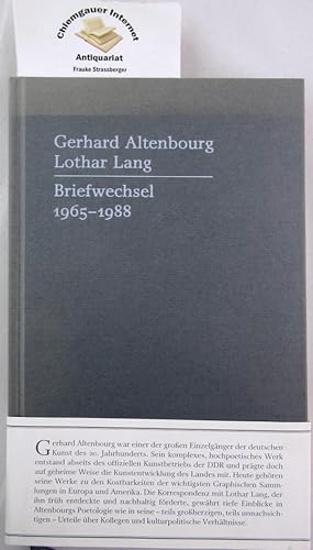 Seller image for Briefwechsel : 1965 - 1988. Herausgegeben von Christa Grimm. Bearbeitet und kommentiert von Katrin Roth. for sale by Chiemgauer Internet Antiquariat GbR