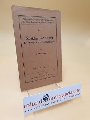 Bild des Verkufers fr Aussehen und Tracht der Germanen in rmischer Zeit ; Nr. 3 zum Verkauf von Roland Antiquariat UG haftungsbeschrnkt