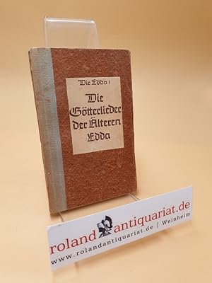 Immagine del venditore per Die Gtterlieder der lteren Edda ; 1 venduto da Roland Antiquariat UG haftungsbeschrnkt