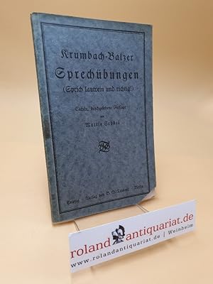 Seller image for Sprechbungen (Sprich lautrein und richtig!) for sale by Roland Antiquariat UG haftungsbeschrnkt
