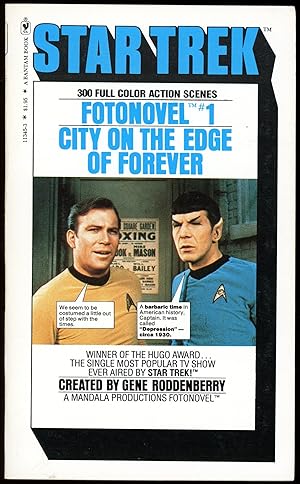 Seller image for STAR TREK: CITY ON THE EDGE OF FOREVER. [FOTONOVEL #1] for sale by John W. Knott, Jr, Bookseller, ABAA/ILAB