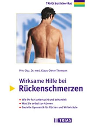 Immagine del venditore per Wirksame Hilfe bei Rckenschmerzen venduto da Gerald Wollermann