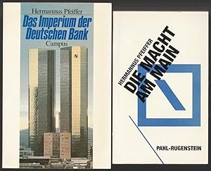 Bild des Verkufers fr Das Imperium der Deutschen Bank. + Die Macht am Main. Einflu und Politik der deutschen Grobanken (Kleine Bibliothek, Politik und Zeitgeschichte, 541). ZWEI Bnde (Konvolut). zum Verkauf von Antiquariat Dennis R. Plummer