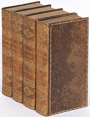 Bild des Verkufers fr Plutarch's Lives, Translated from the Original Greek; with Notes, Historical and Critical; and A Life of Plutarch. In Four Volumes zum Verkauf von Between the Covers-Rare Books, Inc. ABAA