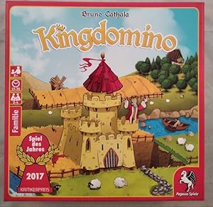 Pegasus 57104G: Kingdomino (Spielfiguren aus Holz)[Legespiel]. Achtung: Nicht geeignet für Kinder...