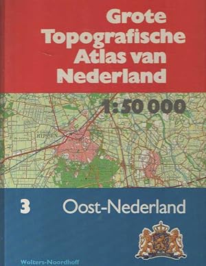 Imagen del vendedor de Grote topografische atlas van Nederland. 1:50.000. Deel 3: Oost-Nederland a la venta por Bij tij en ontij ...