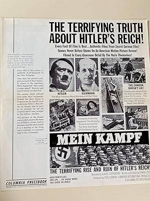 Seller image for Mein Kampf Pressbook 1960 Claude Stephenson for sale by AcornBooksNH