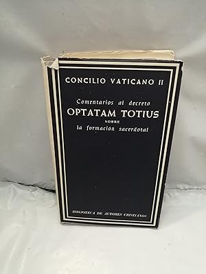Imagen del vendedor de CONCILIO VATICANO II. Comentarios al decreto Optatam Totius sobre la formacin sacerdotal (Tapa dura) a la venta por Libros Angulo