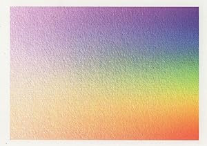 Spectrum Fade Virtual Space Colour Swatch Painting Postcard