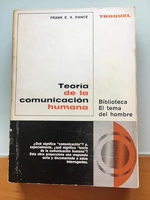 Seller image for Teora de la comunicacin humana for sale by Libreria Anticuaria Camino de Santiago