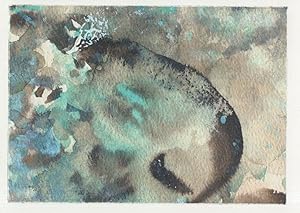 Under Water Sealife Contraversial Artist Painting Postcard