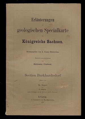 Erläuterungen zur geologischen Specialkarte des Königreichs Sachsen - Burkhardtsdorf