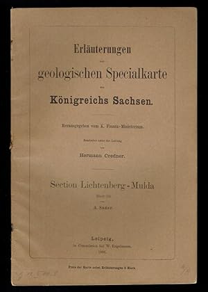 Erläuterungen zur geologischen Specialkarte des Königreichs Sachsen - Lichtenberg-Mulda