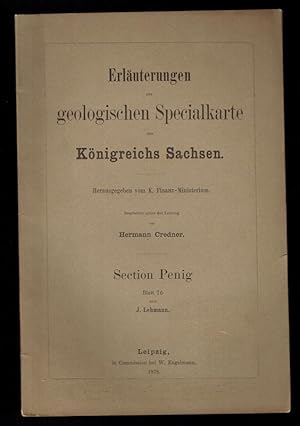 Erläuterungen zur geologischen Specialkarte des Königreichs Sachsen - Penig