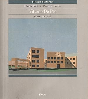Seller image for Vittorio De Feo : opere e progetti for sale by Messinissa libri